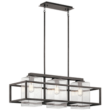 Kichler 49805WZC - Outdoor Linear Chandelier 3Lt