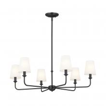 Kichler 52516BK - Chandelier 6Lt