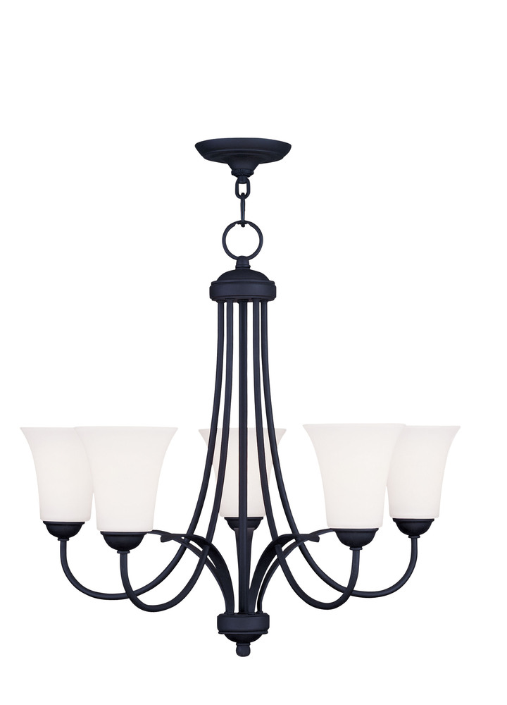 5 Light Black Chandelier