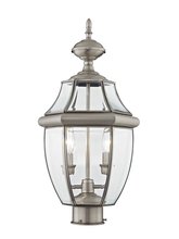 Livex Lighting 2254-91 - 2 Light BN Outdoor Post Lantern