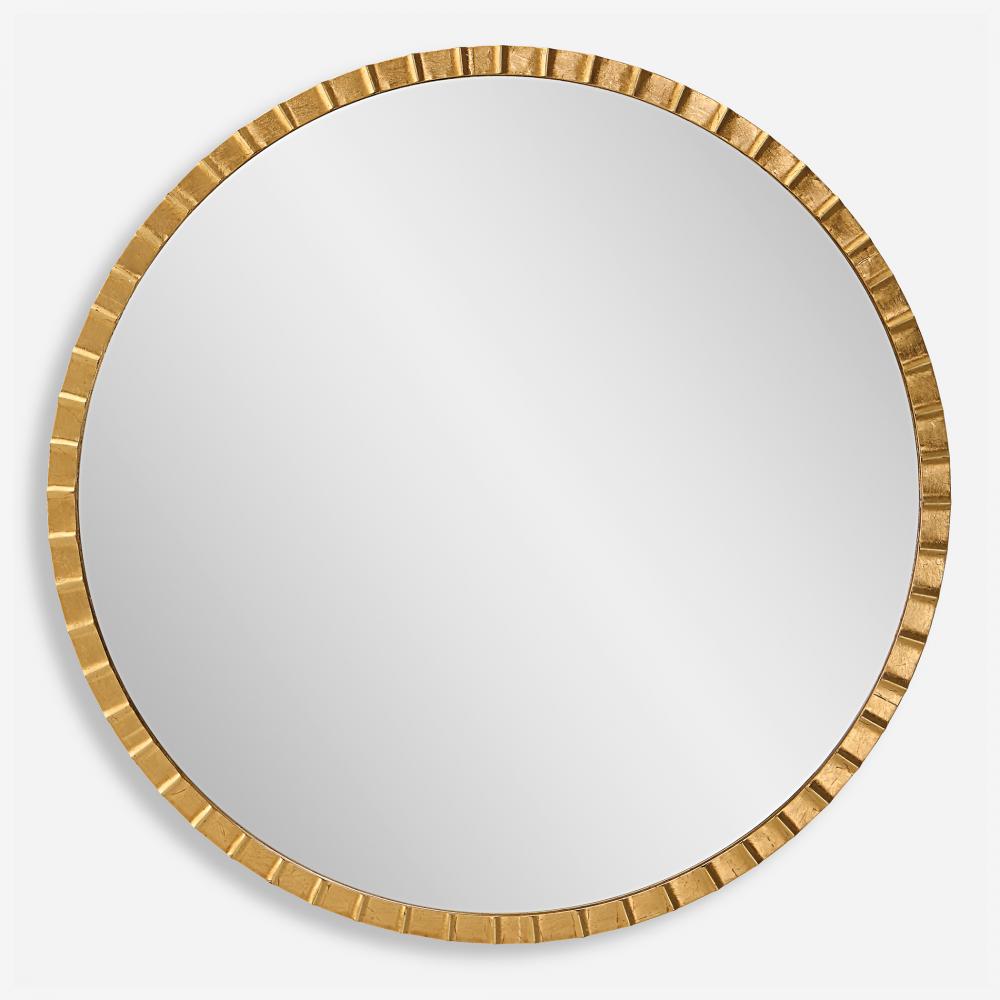 Uttermost Dandridge Gold Round Mirror