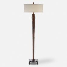 Uttermost 28119-1 - Uttermost Rhett Burnished Oak Floor Lamp