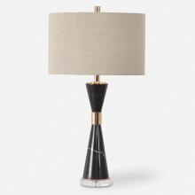 Uttermost 27886 - Alastair Black Marble Table Lamp