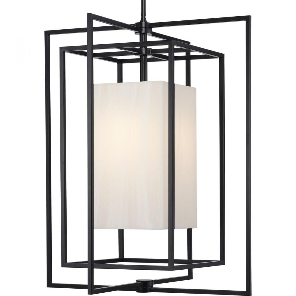 POINT DUMEÂ® by Jeffrey Alan Marks for Progress Lighting Shadmore Matte Black Outdoor Hanging Pendan