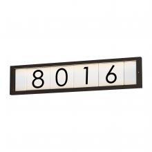 Maxim 53651BK - Address-Outdoor Wall Mount