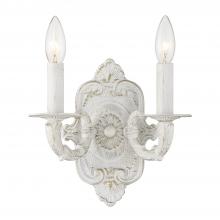 Crystorama 5122-AW - Paris Market 2 Light Antique White Sconce