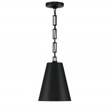 Crystorama 8685-MK-GA - Brian Patrick Flynn Alston 2 Light Matte Black + Antique Gold Mini Pendant