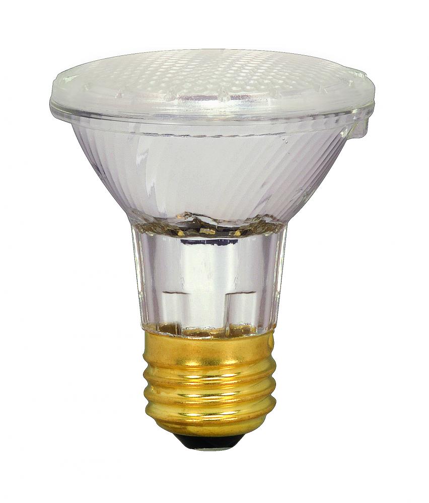 39 Watt; Halogen; PAR20; Clear; 1500 Average rated hours; 530 Lumens; Medium base; 120 Volt