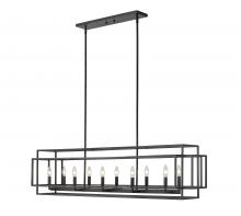 Z-Lite 454-54L-MB - 10 Light Linear Chandelier