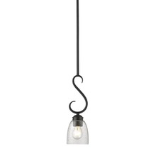 Golden 8001-M1L BLK-SD - Parrish Mini Pendant