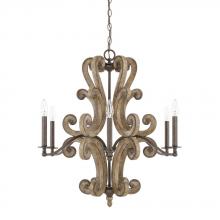 Capital 421561RN - 6 Light Chandelier