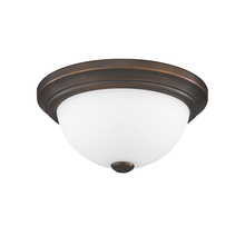 Millennium 4901-RBZ - 2-Light Flushmount Ceiling Light Rubbed Bronze