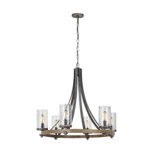 Visual Comfort & Co. Studio Collection F3134/6DWK/SGM - Angelo Medium Chandelier