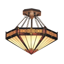 ELK Home 621-AB - SEMI FLUSH MOUNT